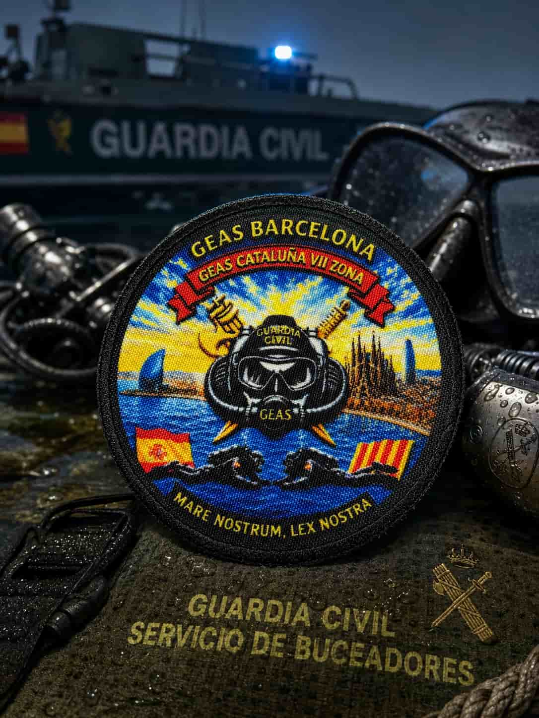 Parches personalizados Guardia Civil GEAS